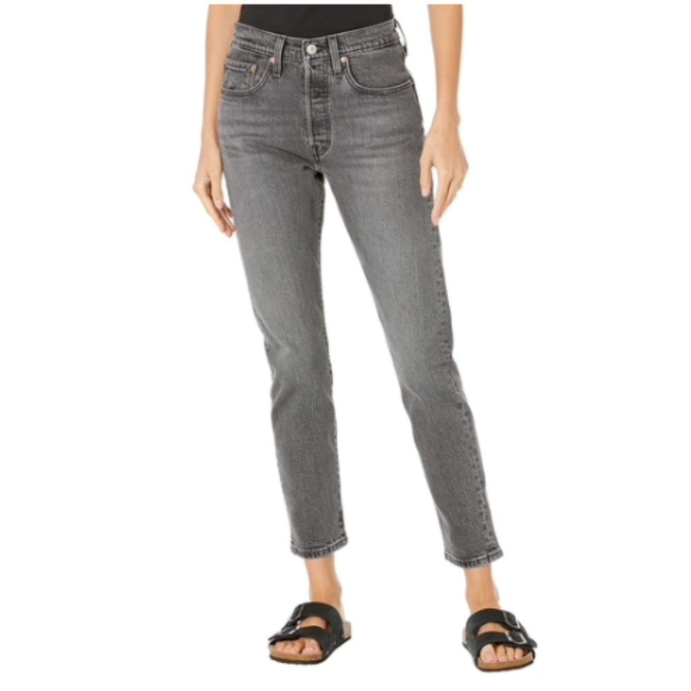 Levi's 501 gray jeans 26